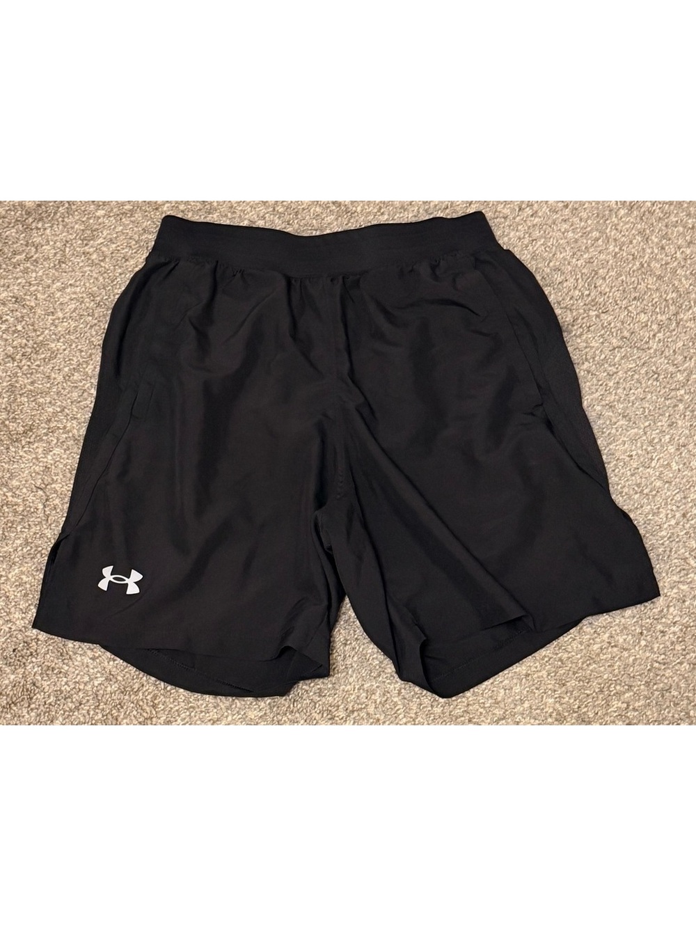 Under Armour Women’s Black Running Shorts Built-In Liner Small